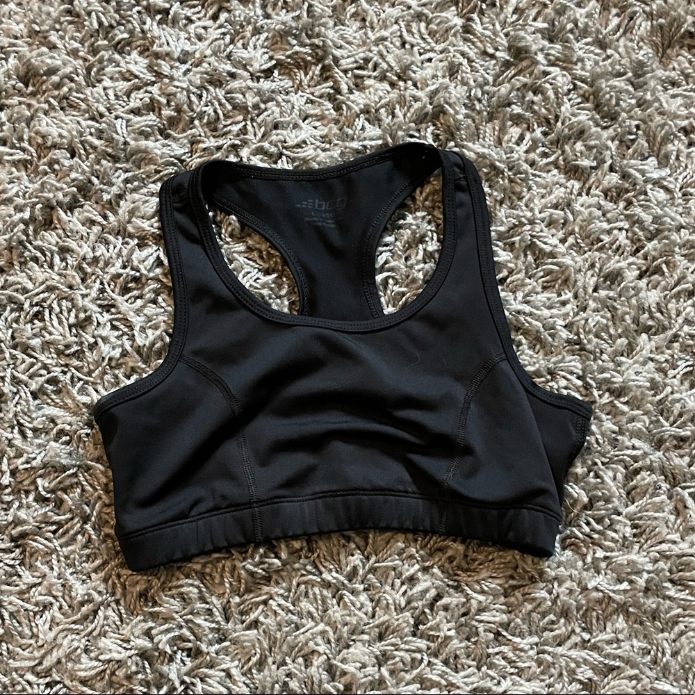 Black Sports Bra